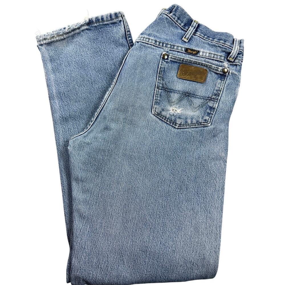 Wrangler Jeans George Strait Cowboy Cut Heavyweight Denim Blue 36x34